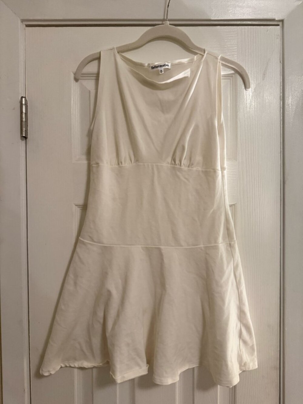 Reformation Mayve Knit Dress Ivory - Size M - Picture 3 of 5